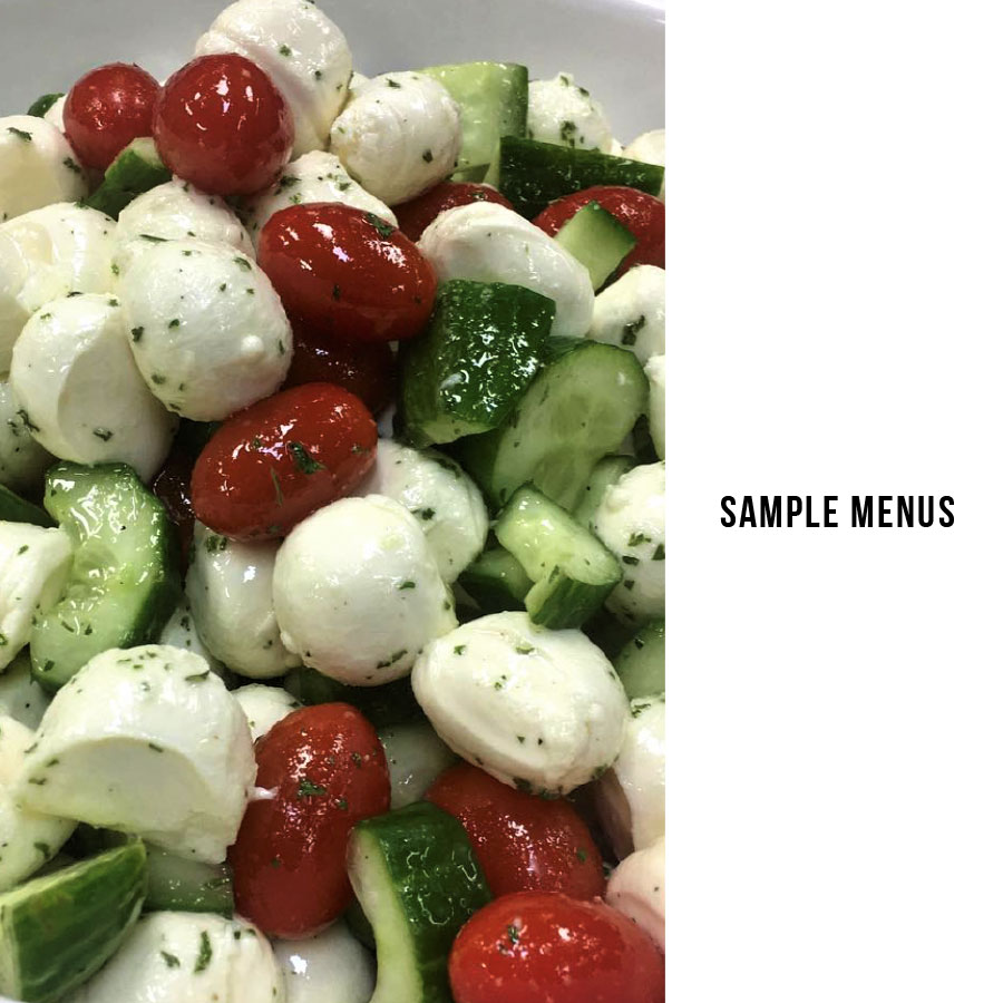 Sample Menus Cover