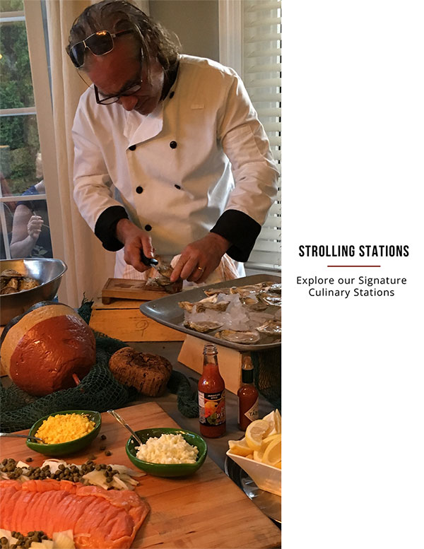 Strolling Stations Menu Cover